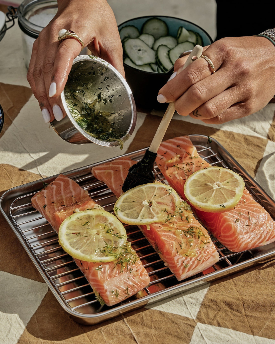Salmon with Lemon and Dill