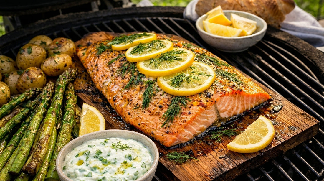 Sunny Cedar-Plank Salmon